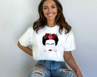 Frida Kahlo tee, shirt, Mexican shirt, Frida, Frida tee, Frida kahlo