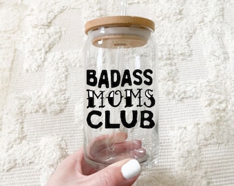 Bad ass Moms Club Becher, Becher, Kaffeetasse, süße Tasse, Mama Becher, Mama Tasse, Muttertag, Muttertagstasse, Bad ass Moms Club