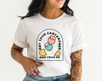 Get your cascarones away from me tee, Easter, Easter tee, tee, shirt, funny tee, funny Easter shirt, Spanish Easter tee