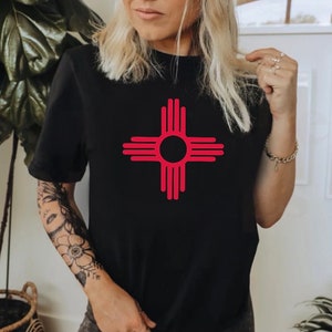 Zia Tee, New Mexico T-shirt, Zia Shirt, New Mexico, NM Shirt, tee, shirt, Zia, NM