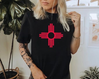 Zia Tee, New Mexico T-shirt, Zia Shirt, New Mexico, NM Shirt, tee, shirt, Zia, NM
