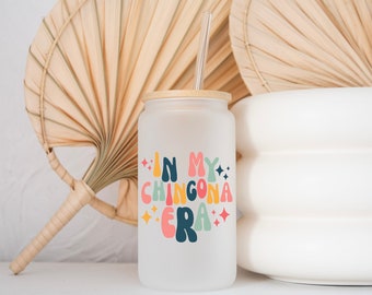 In my chingona era mug, cute mug, iced coffee mug, coffee mug, In my chingona era, chingona, chingona cup