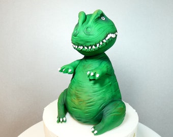 Dinosaur Cake Topper, T-Rex Cake Topper,  TRex Cake Topper, Dragon Birthday Party Decor, Fantasy Cake Topper, Dinosaur Party Theme, T-Rex