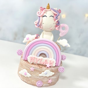 Fat Unicorn Cake Topper, Unicorn Cake Topper, Chubby Unicorn Cake Topper, Unique Cake Topper, Funny Cake Topper, Unicorn Party image 7