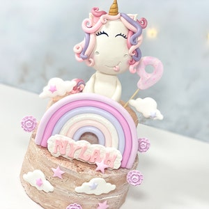 Fat Unicorn Cake Topper, Unicorn Cake Topper, Chubby Unicorn Cake Topper, Unique Cake Topper, Funny Cake Topper, Unicorn Party image 9