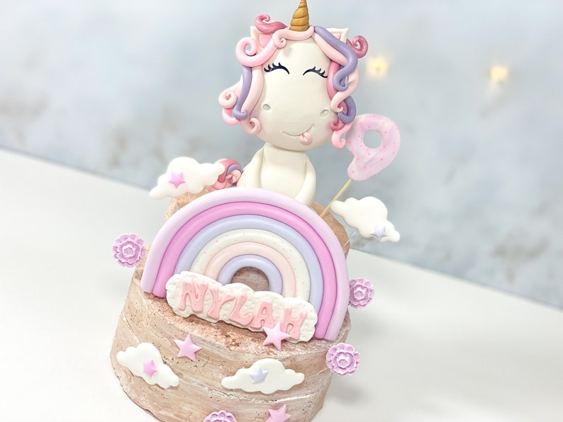 Fat Unicorn Cake Topper, Unicorn Cake Topper, Chubby Unicorn Cake Topper, Unique Cake Topper, Funny Cake Topper, Unicorn Party image 9