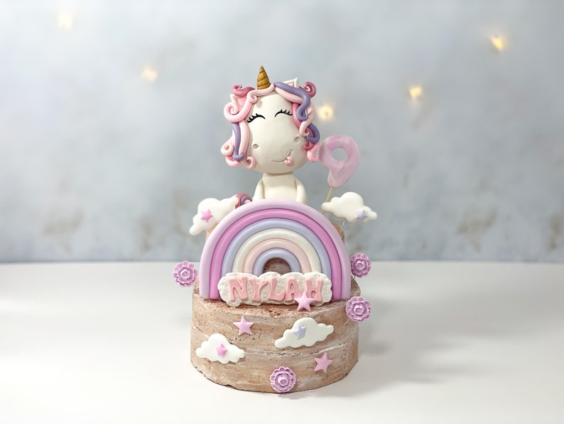 Fat Unicorn Cake Topper, Unicorn Cake Topper, Chubby Unicorn Cake Topper, Unique Cake Topper, Funny Cake Topper, Unicorn Party image 6