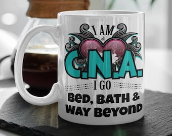 CNA Mug: Certified Nurse Assistant Gift, Custom Ceramic Mug