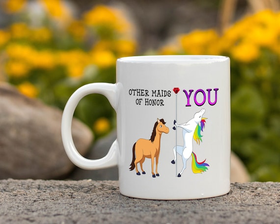 Unicorn Maid-Of-Honor Mug: Funny Bridal Party Gift