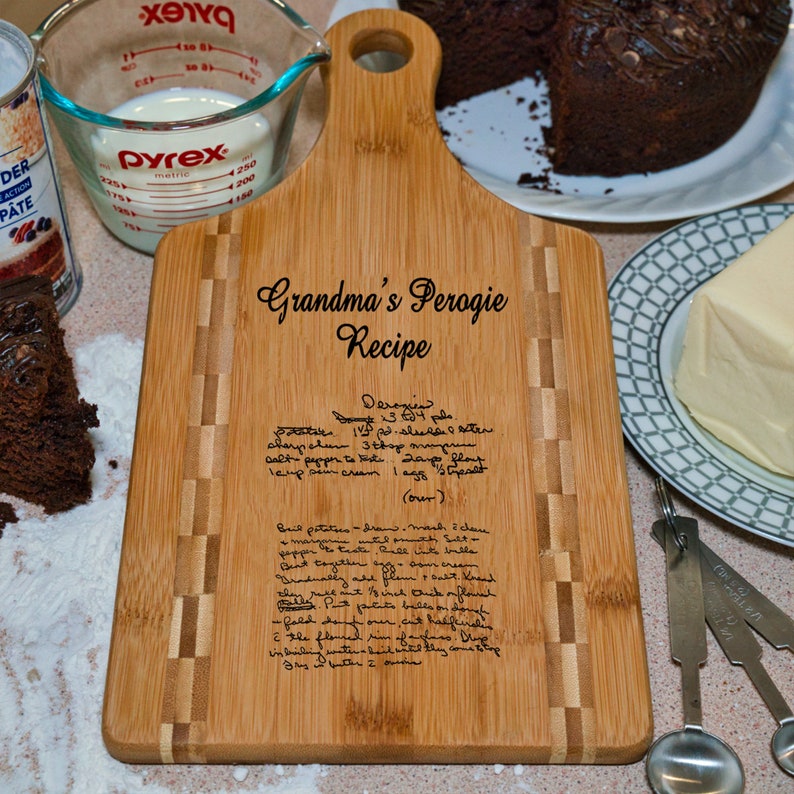 Recipe Cutting Board Preserve Handwritten Personalized Recipe Gifts For Grandma Family Preserve Recipe Keepsake Gift Gifts For Mom image 6