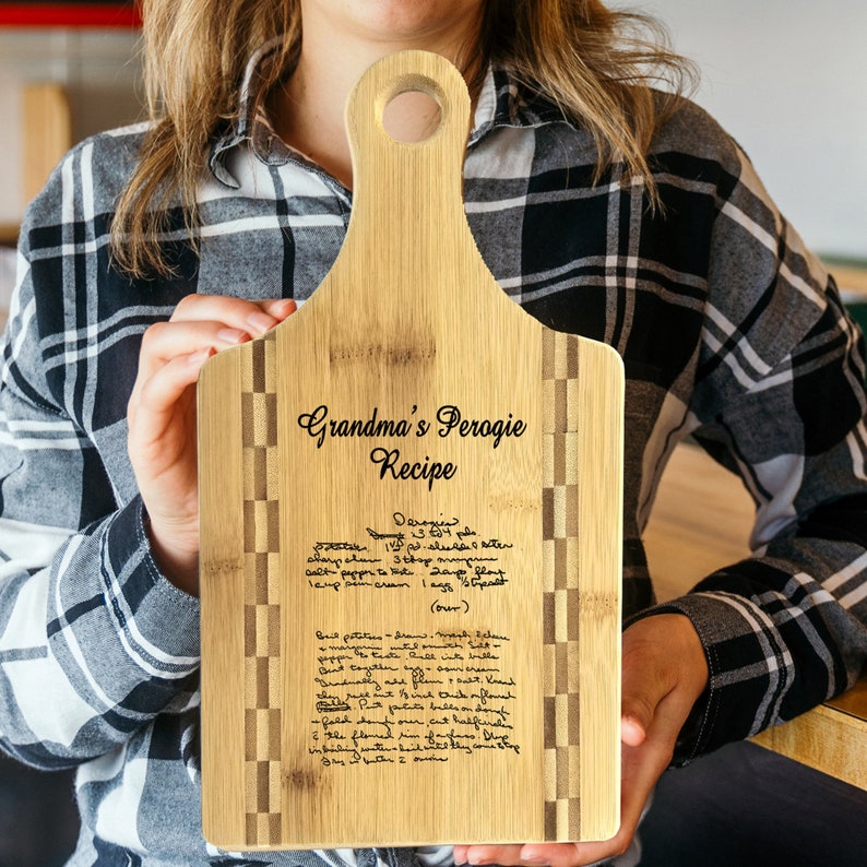 Recipe Cutting Board Preserve Handwritten Personalized Recipe Gifts For Grandma Family Preserve Recipe Keepsake Gift Gifts For Mom image 4