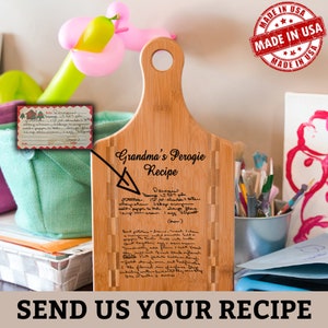 Recipe Cutting Board Preserve Handwritten Personalized Recipe Gifts For Grandma Family Preserve Recipe Keepsake Gift Gifts For Mom image 9