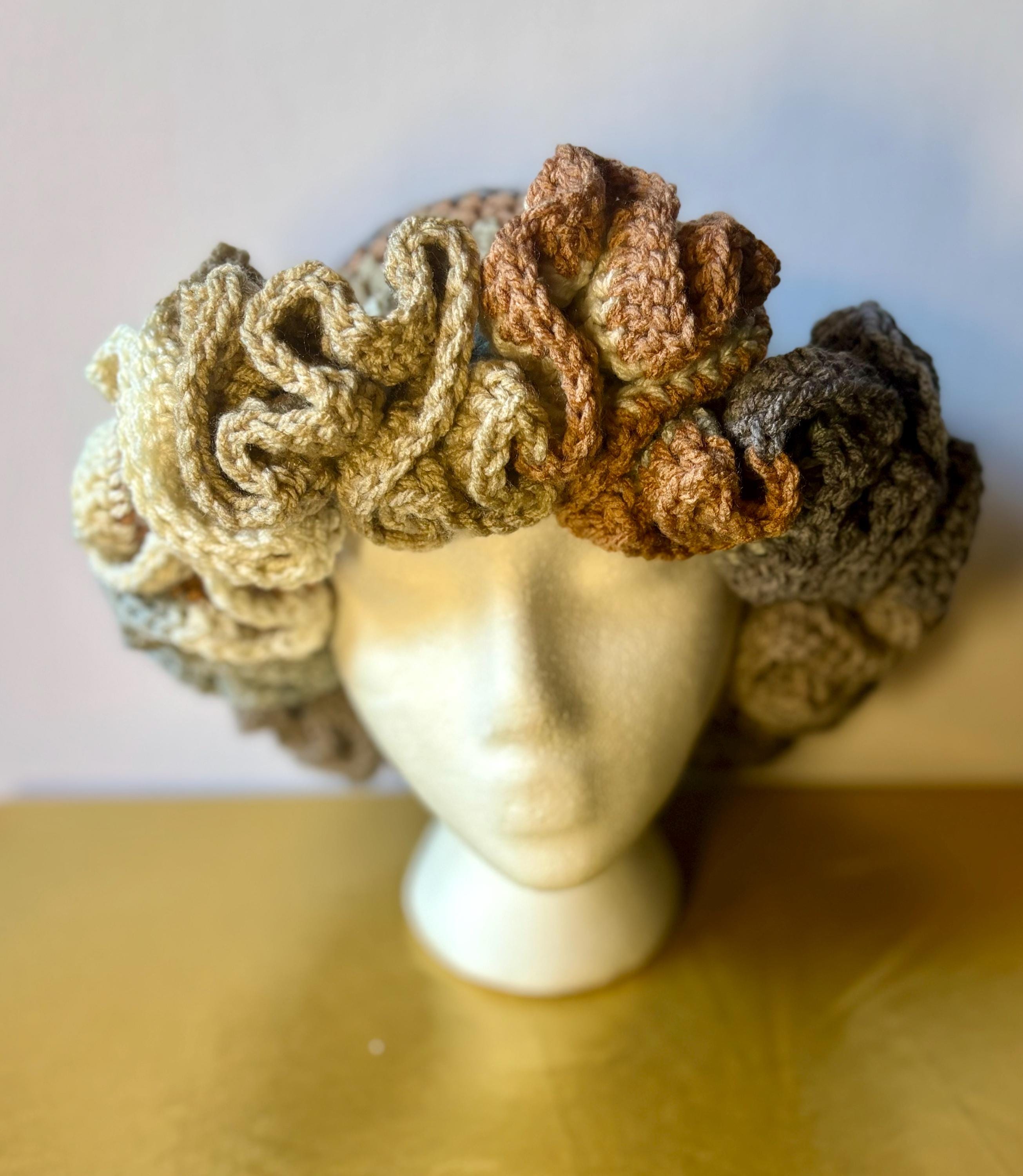 Crochet Ruffle Hat