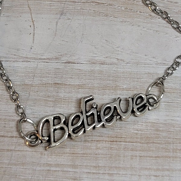 Believe Bracelet, Inspirational Jewelry, Motivation Bracelet, Faith Bracelet, Inspirational Gift, Uplifting Bracelet, Quote Jewelry