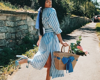 Cotton midi dress summer