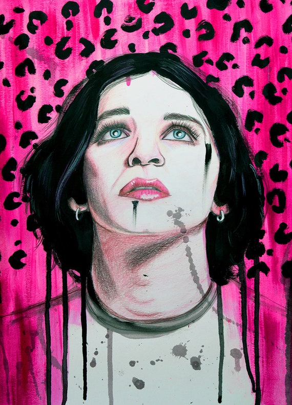 Brian Molko/placebo | Pop Art Print | Music Lover Gift - Etsy