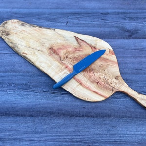 Large Live Edge Charcuterie Board Unique Rustic Cheese Board Custom Box Elder Board Live Edge Board  Anniversary Gift Wedding Gift