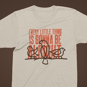Marley &quot;Three Little Birds&quot; T-shirt, Every Little Thing Is Gonna Be Alright Jamaican shirt, Bob Reggae T-shirt