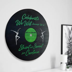 Handmade Dave Matthews Two Step Wood Record Wall Art, DMB Sign, Music Fan Gift