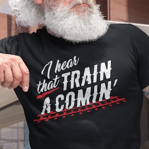 Johnny Cash Unisex Folsom Prison Blues T-Shirt, I hear that train a Comin&#39; shirt, Country Music Shirt, Johnny Cash Nashville Art,