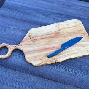 Live Edge Charcuterie Board Rustic Cheese Board Custom Box Elder Board Live Edge Board  Anniversary Gift Wedding Gift