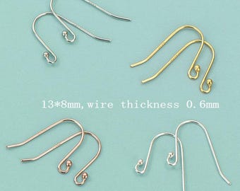 Ganchos para pendientes de plata de ley 925, kit de fornituras para pendientes de plata, gancho de pez, alambre para pendientes para la fabricación de joyas, suministros para pendientes DIY y70