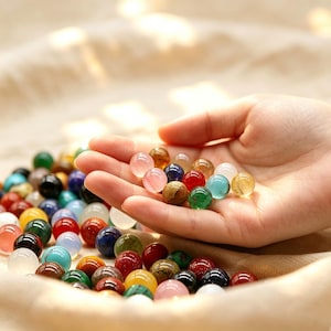 16 mm kristallkula sfär utan hål pärlor i bulk blandade små naturliga ädelstenssfärer grossist helande kristaller meditation dekoration gåva