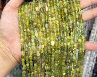 Irregular Natural Xin Shan Jade Beads Strand Gemstone Nugget Spacer Bead 6mm-8mm Bulk Lots Wholesale