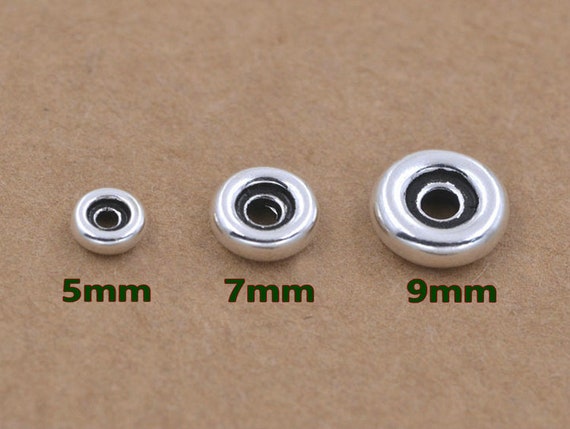925 Sterling Silver Beads 4 Sterling Silver Ring Beads BP244