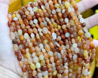 Irregular Natural Quartzose Jade Beads Strand Gemstone Nugget Spacer Bead 6mm-8mm Bulk Lots Wholesale