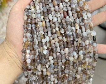 Irregular Natural Persian Agate Beads Strand Gemstone Nugget Spacer Bead 6mm-8mm Bulk Lots Wholesale