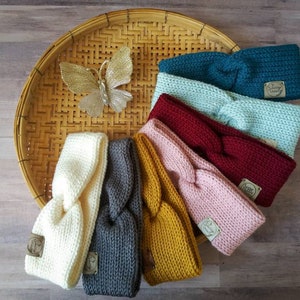 Skinny Knit Headwrap Earwarmer | Fashion Headwear | Winter Hair Accessory