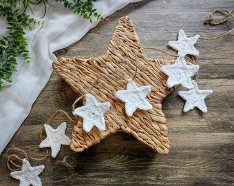 Star Fireplace Garland | Bunting | Handmade Home Decor | Photography Backdrop Prop | Nursery Decor | Wall Hanging | Christmas or 4th of July