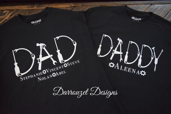 personalized fathers day shirts