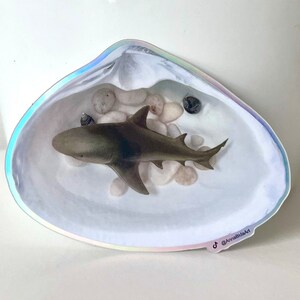 Lemon Shark Shell Sticker