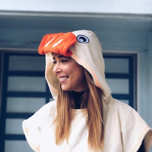 Die Superduck - Surf-Poncho - weiß