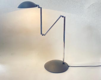 ClassiCon ORBIS table lamp by Herbert H. Schultes in black and chrome * 1990s * Design classic * Vintage