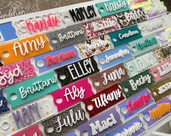 Personalized Acrylic Name Plate for newer H2.0 20/30/40 oz Stanley Tumbler
