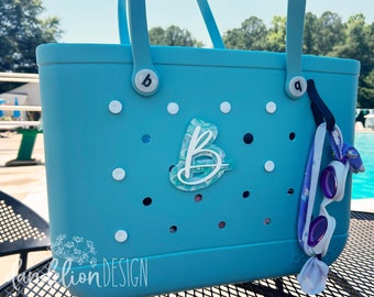 Bag Tag Charm Letter Acrylic for Bogg Bag