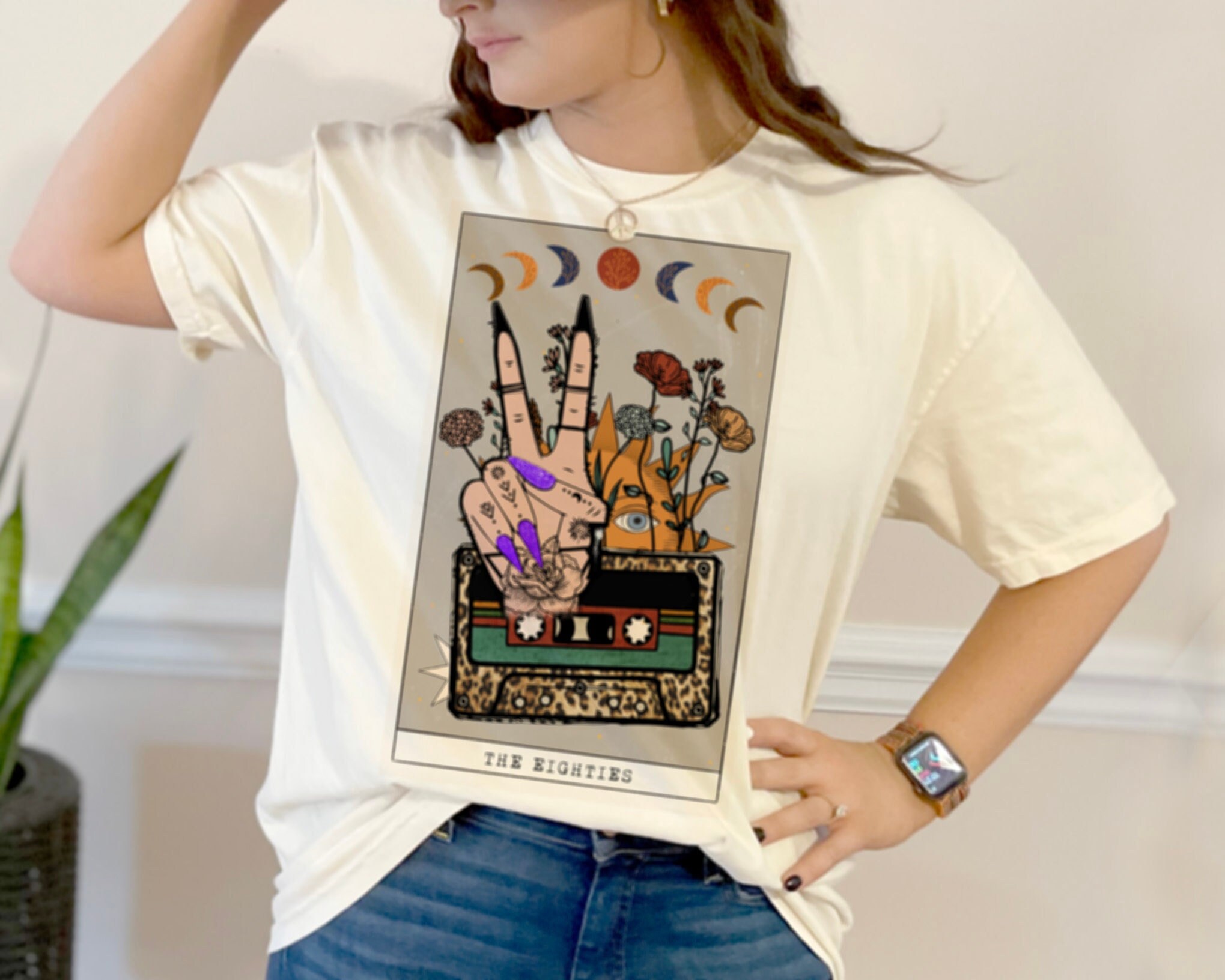 The 80's Tarot Card Shirt Retro Tarot Card Tee the - Etsy