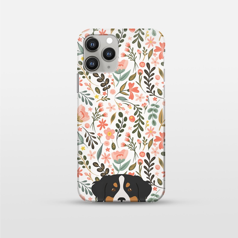 Samsung Wildflowers Case Dog iPhone Case Dog Mom Gift Case Bernese Phone Case Case Cute iPhone Case