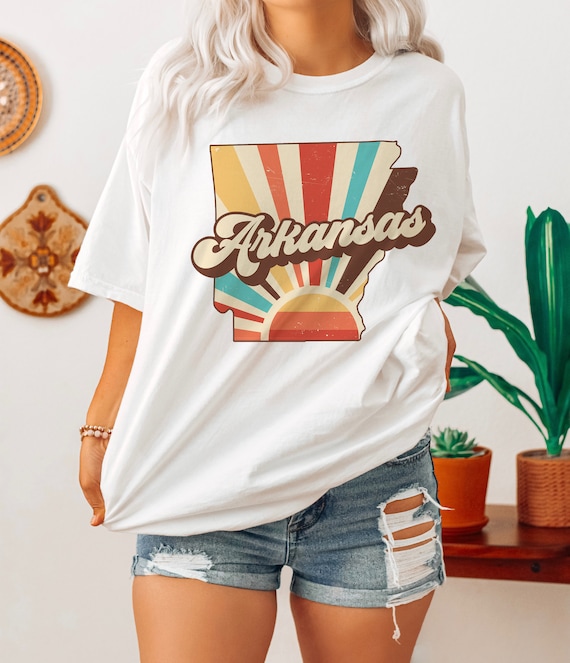 Arkansas Comfort Colors T-shirt Retro 