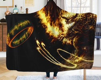 lord of the rings blanket etsy