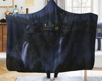 lord of the rings blanket etsy