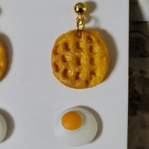 Handmade Polymerclay Earrings, Unique Gift, 2 pairs.