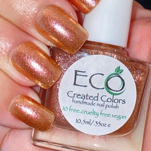 Champagne - Rose Gold Polish, Gold Nail Polish, Vegan Nail Polish, Autumn Colors