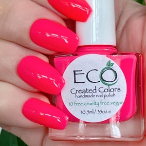 Wild Watermelon - Pink Neon Nail Polish, Summer Nail Polish