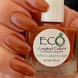 Mocha Joint - Brown Shimmering Nail Polish, Nail Lacquer, Fall Nail Polish