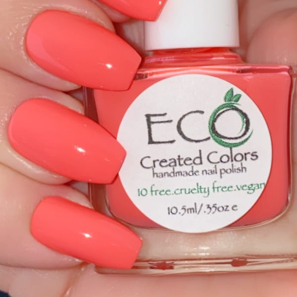Peach-Nik - Coral/Orange/Pink Nail Polish, 10 Free Polish