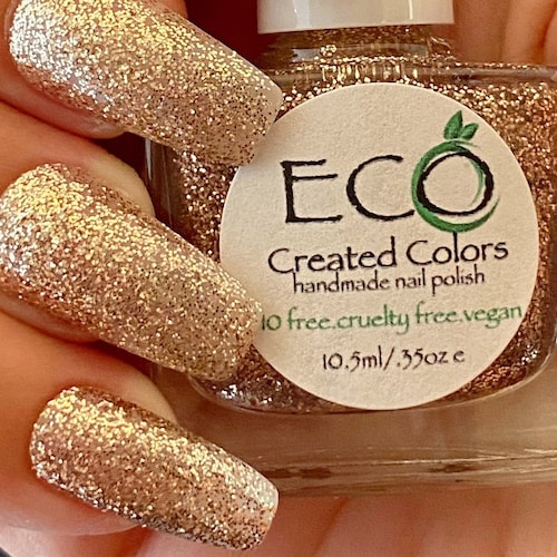 NEW Gold/silver Glitter Nail Polish Sparkle Nail Polish : - Etsy